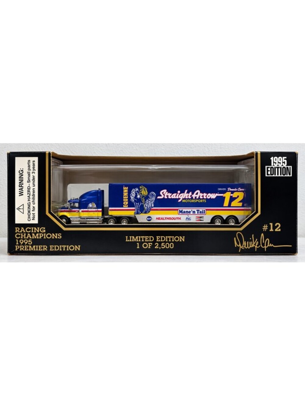 1995 Racing Champions Derrike Cope #12 Mane 'n Tail 1:87 NASCAR Transporter